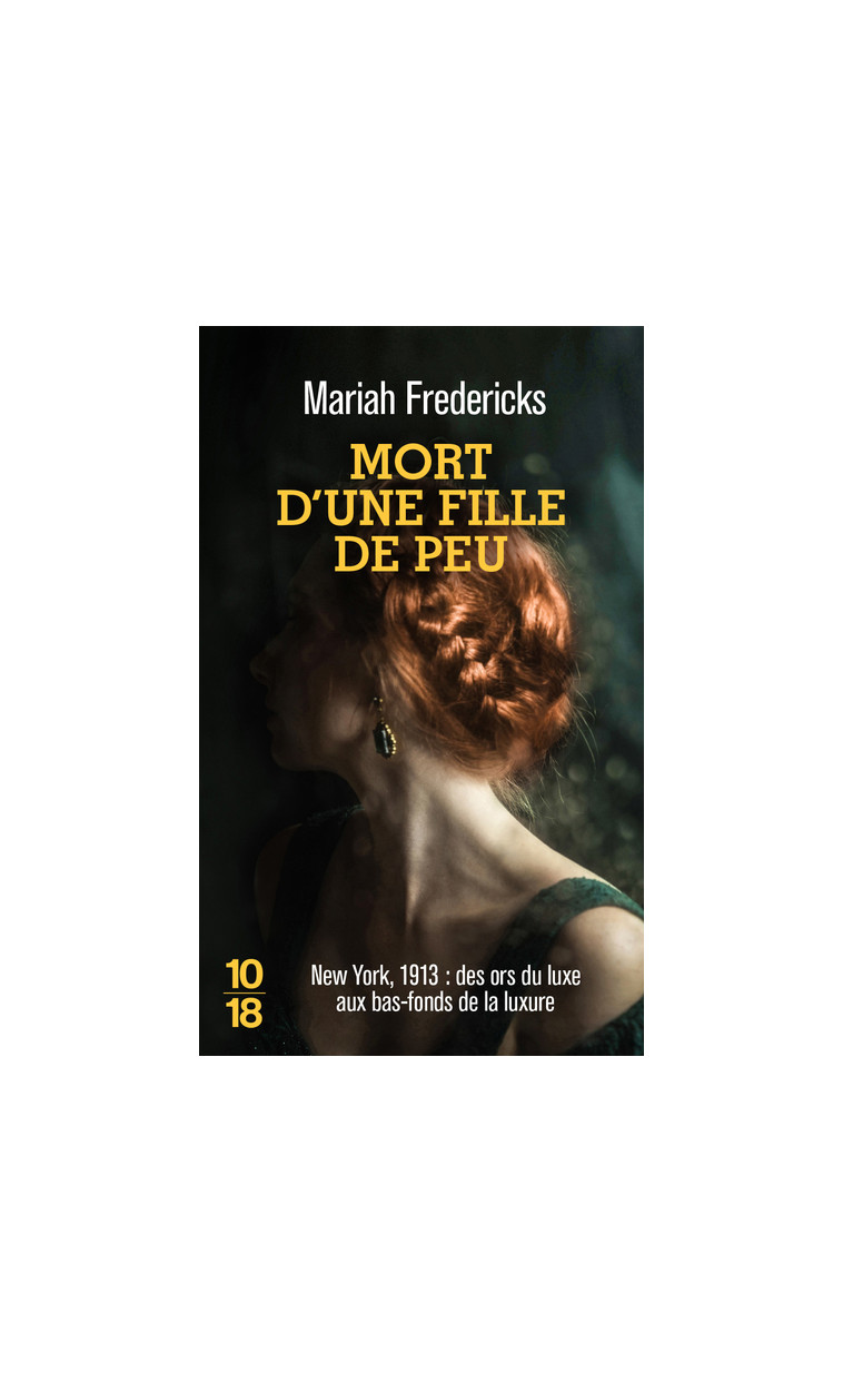 Mort d'une fille de peu - Mariah Fredericks - 10 X 18