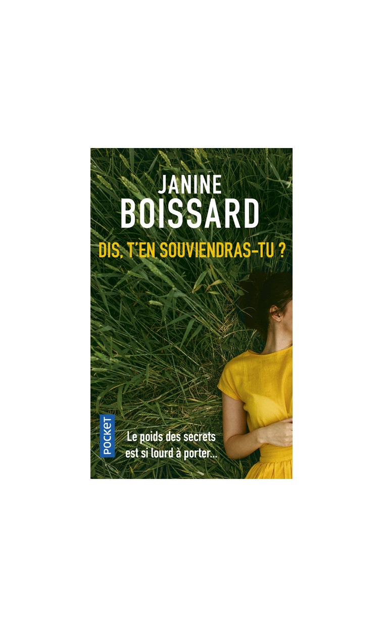 Dis, t'en souviendras-tu ? - Janine Boissard - POCKET