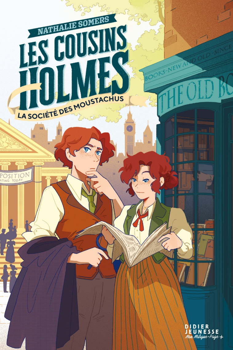 Les Cousins Holmes, tome 2 - La Société des Moustachus - Hortense Mariano - DIDIER JEUNESSE