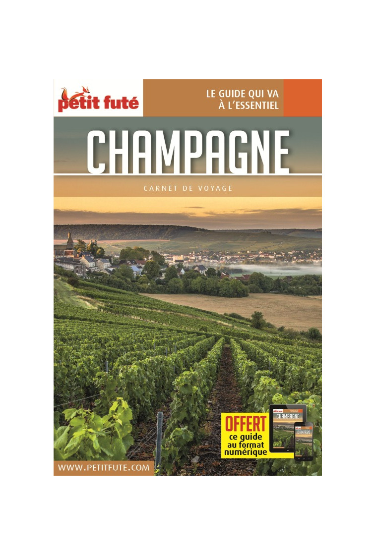 Guide Champagne 2023 Carnet Petit Futé -  Auzias d. / labourdette j. & alter - PETIT FUTE