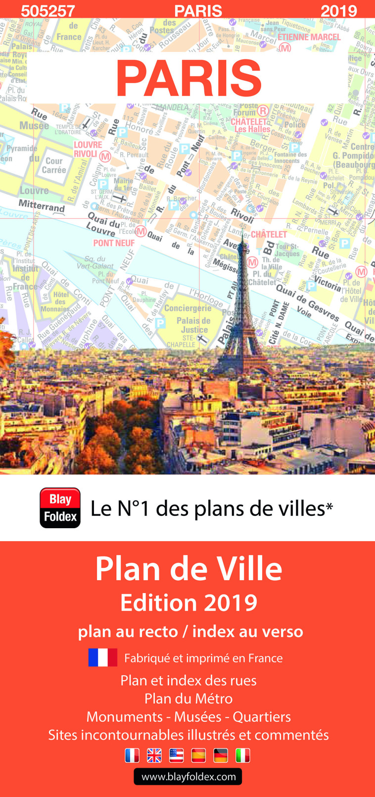 PARIS PLAN -  BLAY-FOLDEX - BLAY