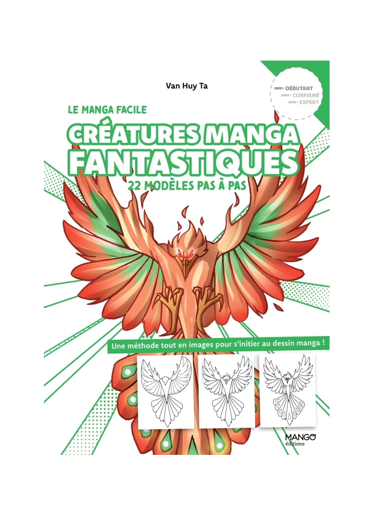 Créatures manga fantastiques faciles - Van Huy Ta - MANGO