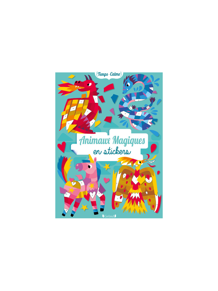 Animaux magiques en stickers -  Monsieur Dupont - GRUND