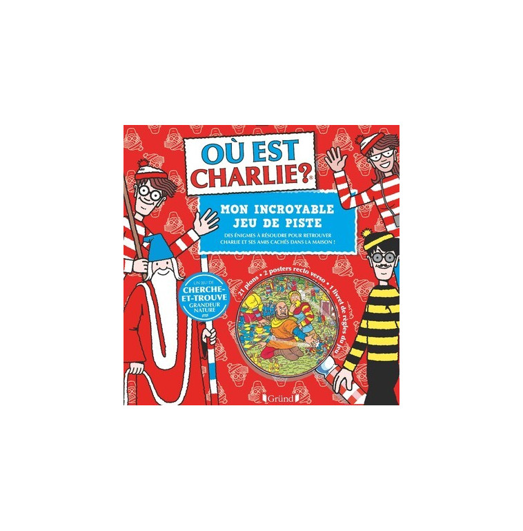 Où est Charlie - Mon incroyable jeu de piste - Nouvelle édition - Martin Handford - GRUND