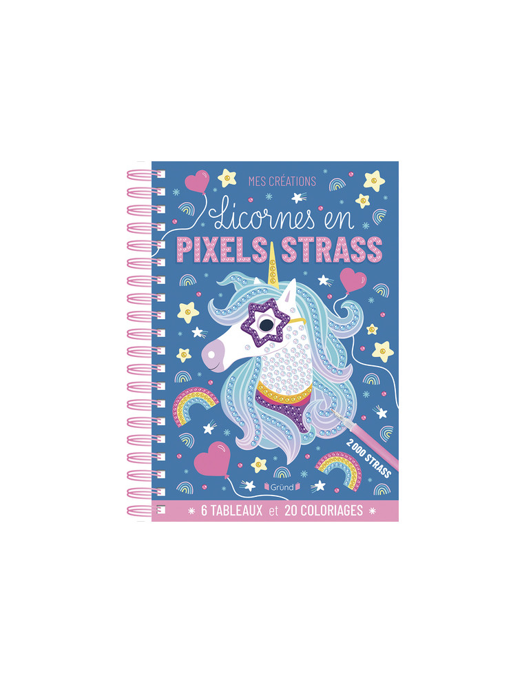 Licornes en pixels strass - Sophie Rohrbach - GRUND