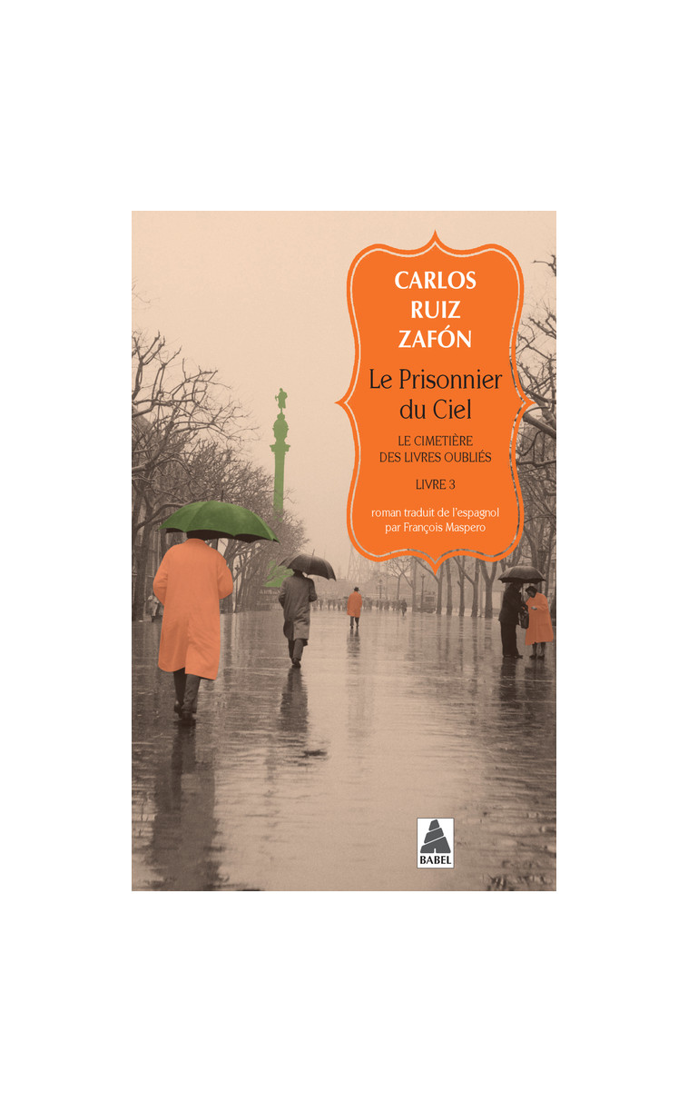 Le Prisonnier du Ciel - Carlos Ruiz Zafón - ACTES SUD