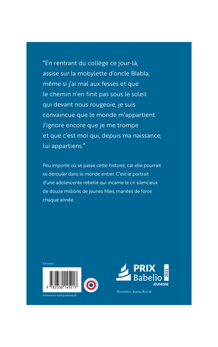 J'ai 14 ans et ce n'est pas une bonne nouvelle - Jo Witek - ACTES SUD