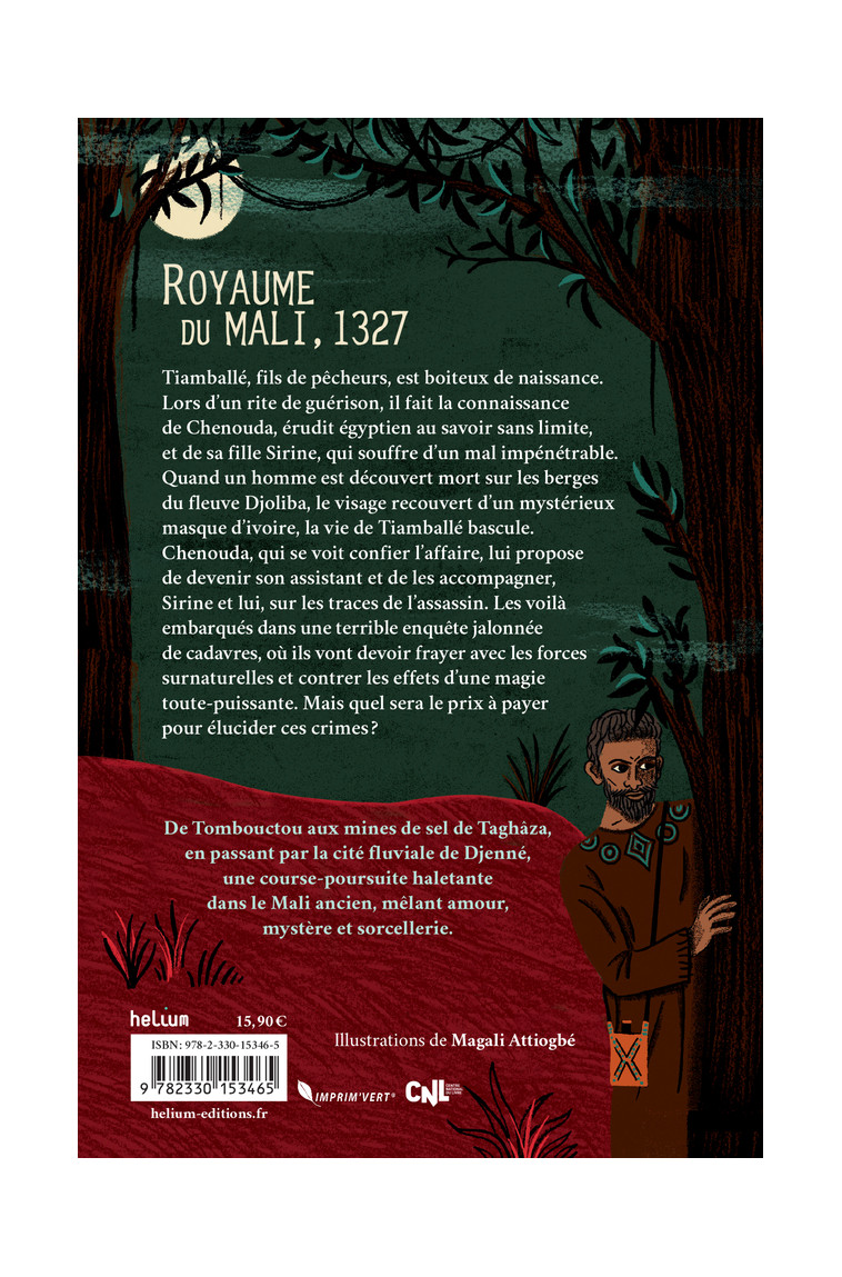 Djoliba, La Vengeance aux masques d'ivoire - Gaël Bordet - HELIUM