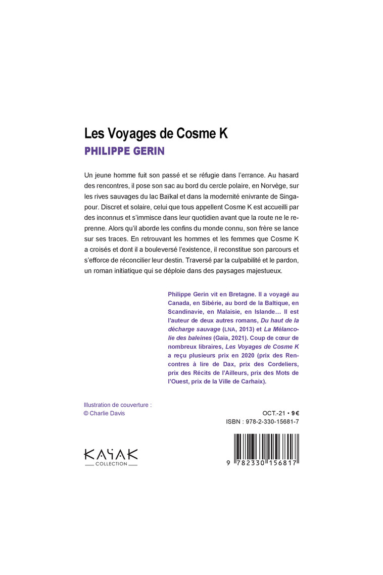 Les voyages de Cosme K - Philippe Gerin - GAIA