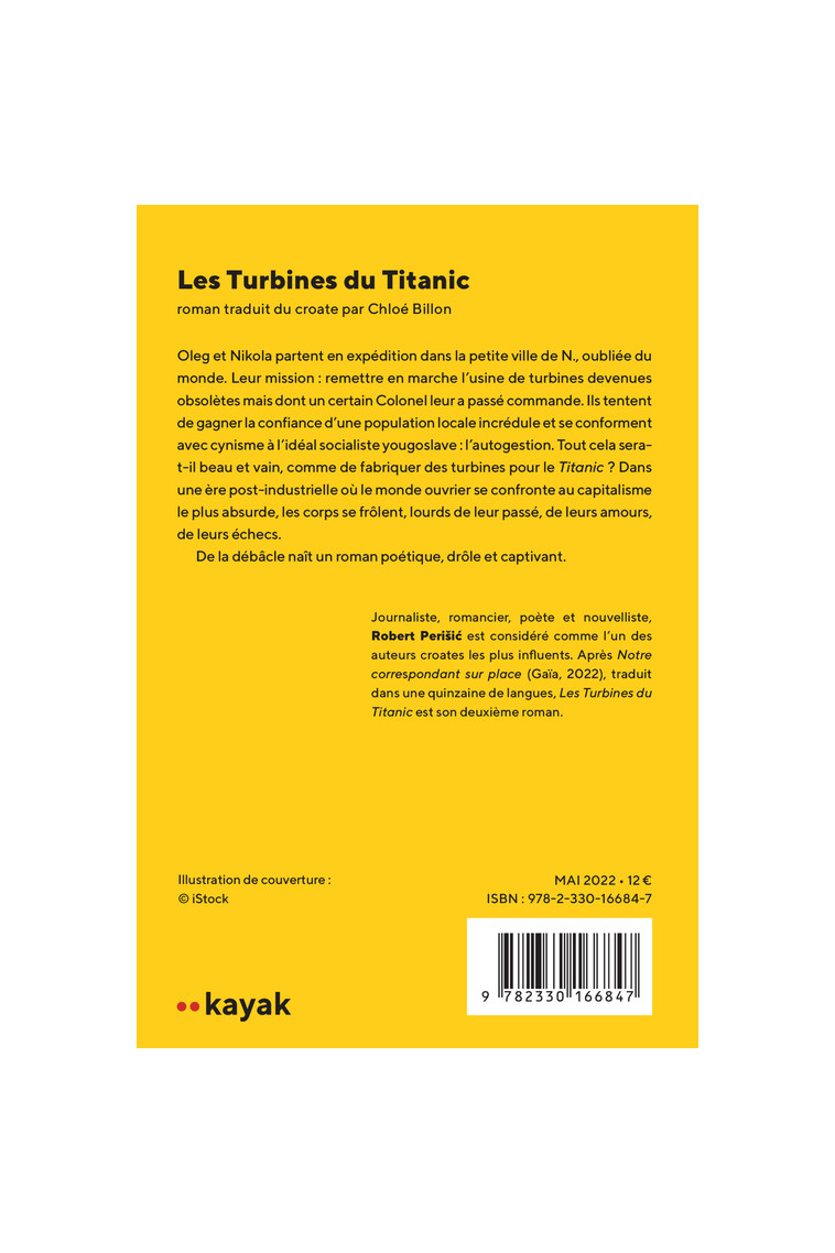 Les turbines du Titanic - Robert Perisic - GAIA