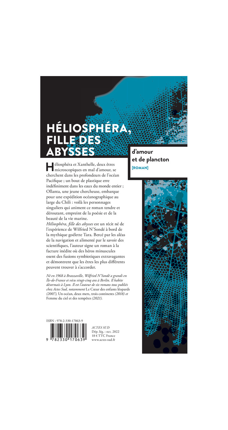 Héliosphéra, fille des abysses - Wilfried N'Sondé - ACTES SUD