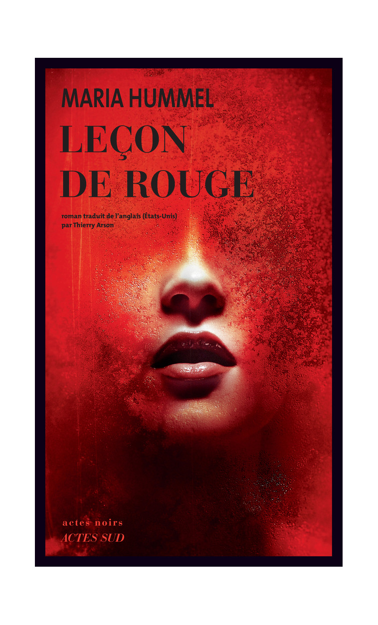 Leçon de rouge - Maria Hummel - ACTES SUD