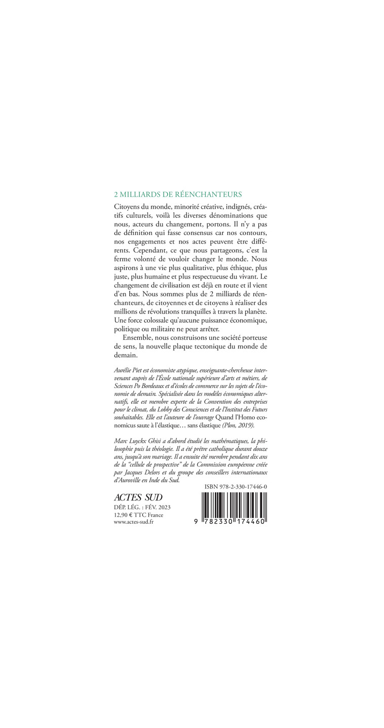 2 milliards de réenchanteurs - Aurélie Piet - ACTES SUD