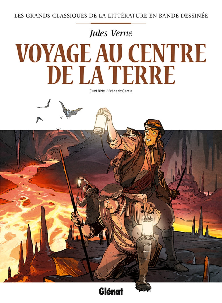 Voyage au centre de la terre en BD - Frédéric Garcia - GLENAT