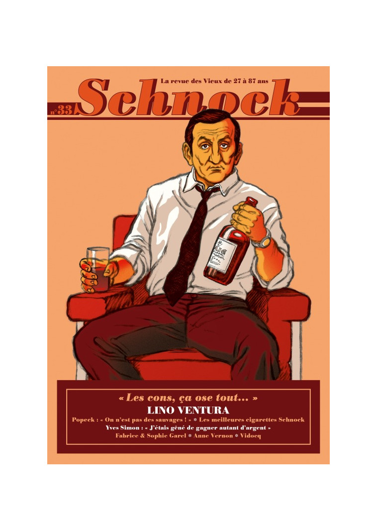 Schnock n°33 - Lino Ventura -  La Revue Schnock - TENGO