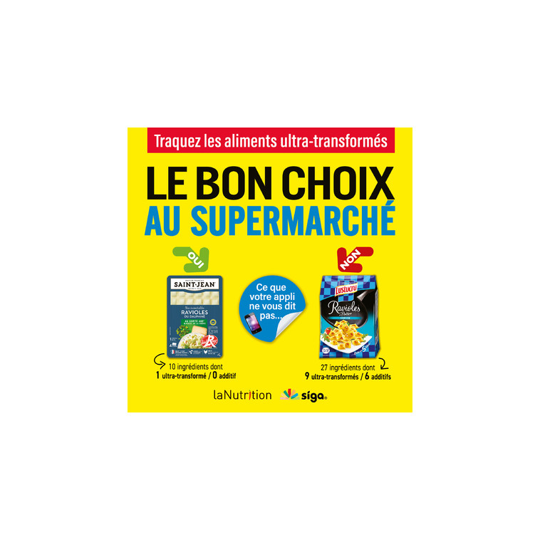 Le bon choix au supermarche - nouvelle edition -  lanutrition.fr - THIERRY SOUCCAR