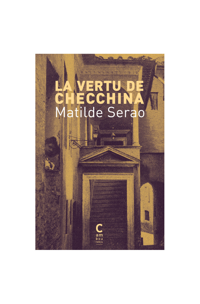 La vertu de Checchina - Matilde Serao - CAMBOURAKIS