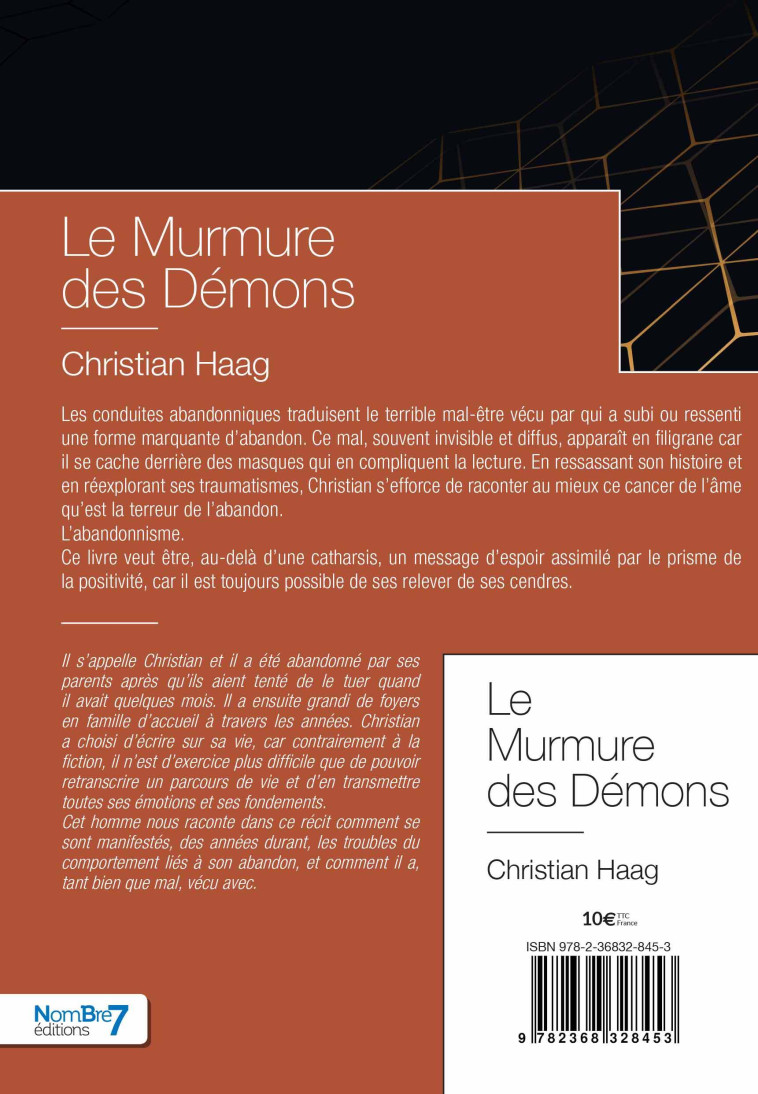 Le Murmure des Démons - Christian Haag - NOMBRE 7