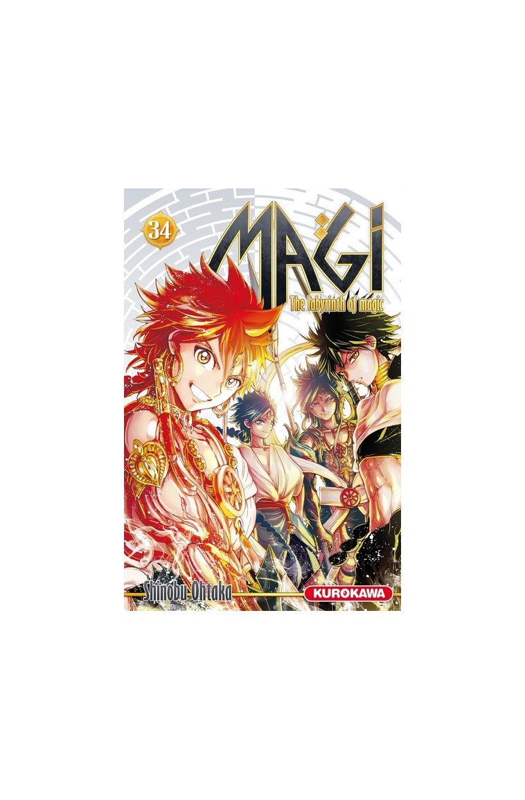 Magi - The Labyrinth of Magic - tome 34 - Shinobu Ohtaka - KUROKAWA