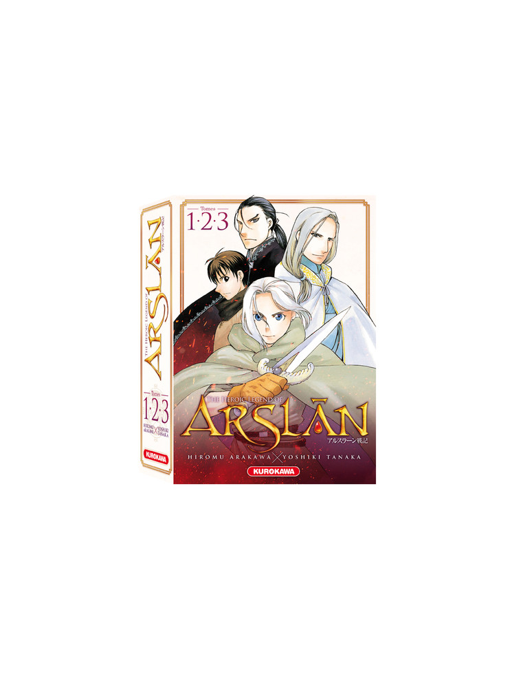 Coffret Arslân 1-2-3 - Yoshiki Tanaka - KUROKAWA