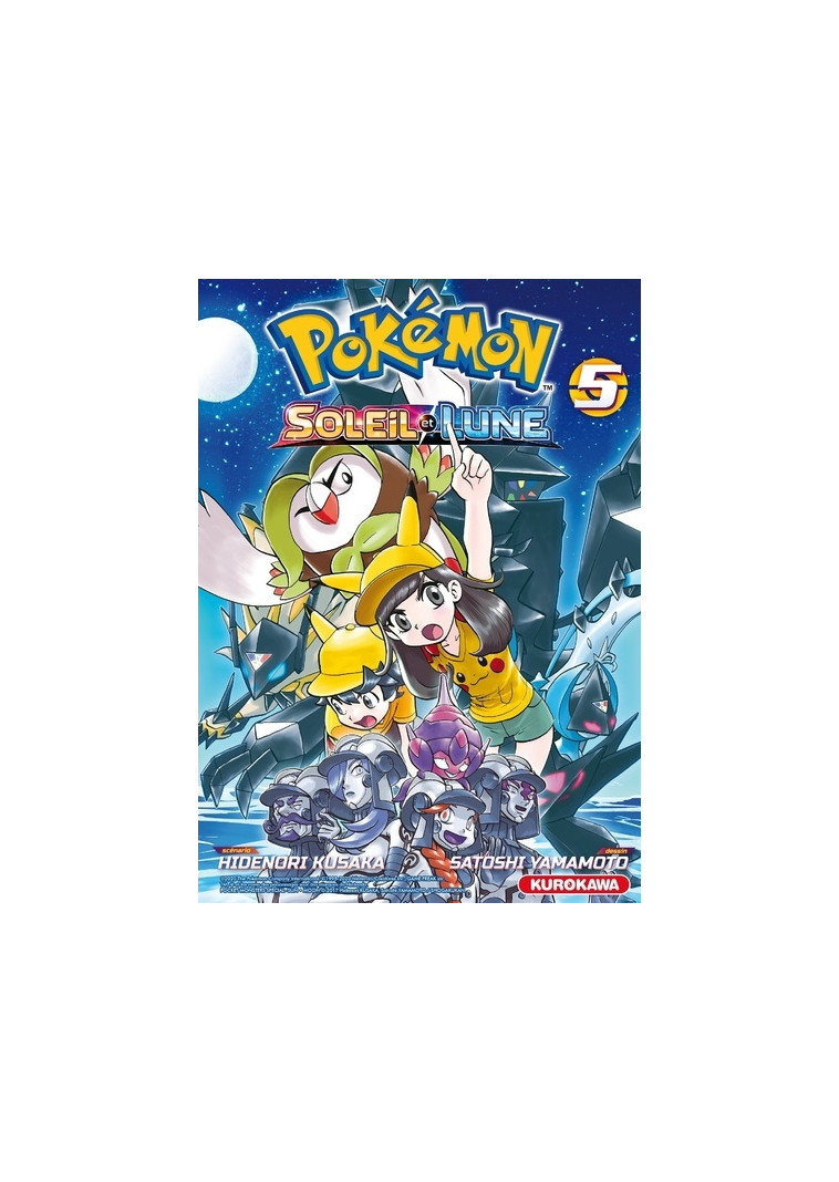 Pokémon Soleil et Lune - tome 5 - Hidenori Kusaka - KUROKAWA