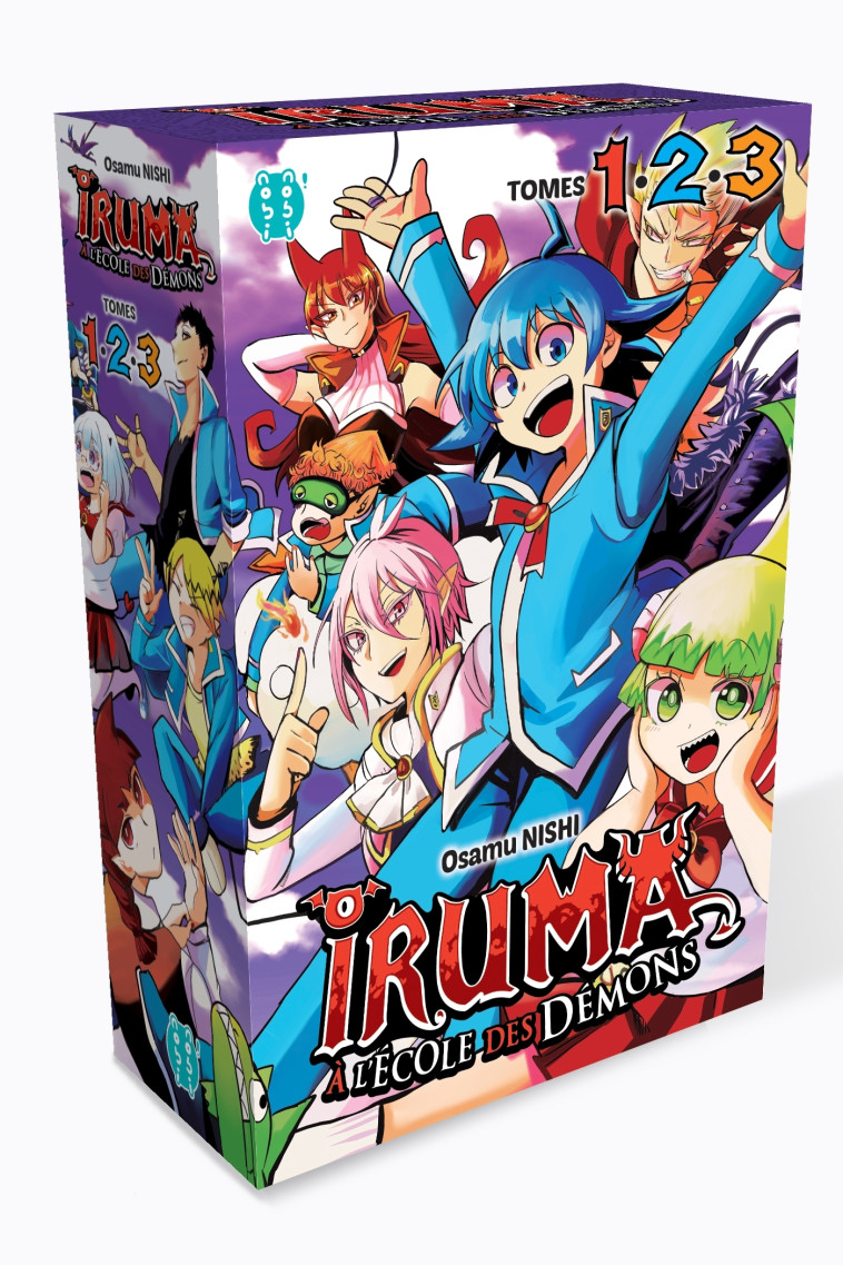 Iruma à l'école des démons Coffret T01 à T03 - Osamu Nishi - NOBI NOBI