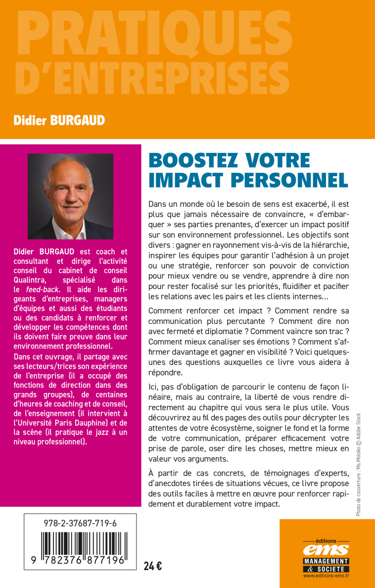 Boostez votre impact personnel - Didier Burgaud - EMS GEODIF