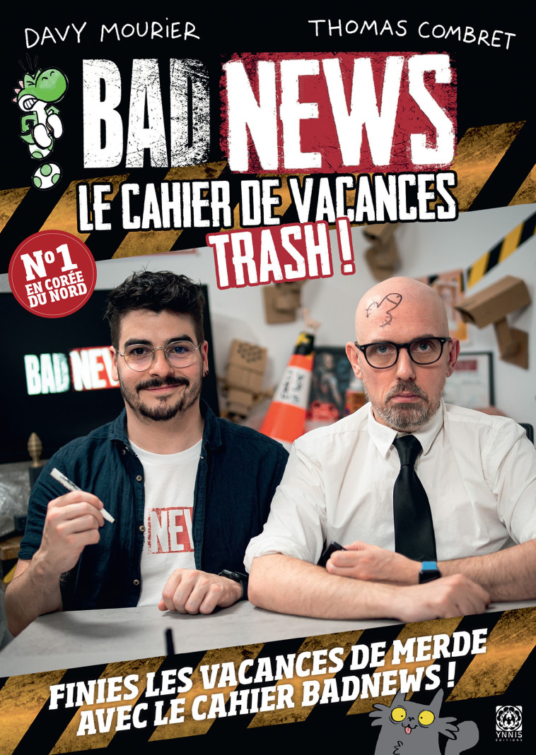 BADNEWS, le cahier de vacances trash - Davy Mourier - YNNIS