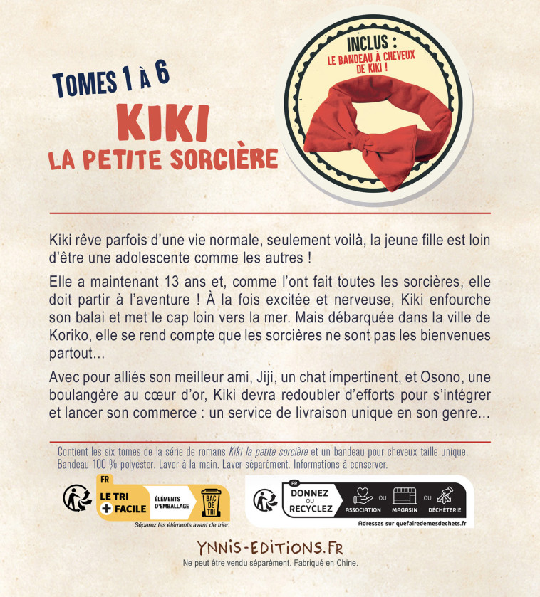 Kiki la petite sorcière, coffret intégrale - Eiko Kadono - YNNIS