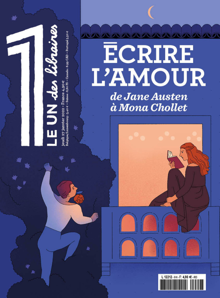 LE 1 DES LIBRAIRES - ÉCRIRE L'AMOUR, DE JANE AUSTEN À MONA CHOLLET -  Collectif - LE UN