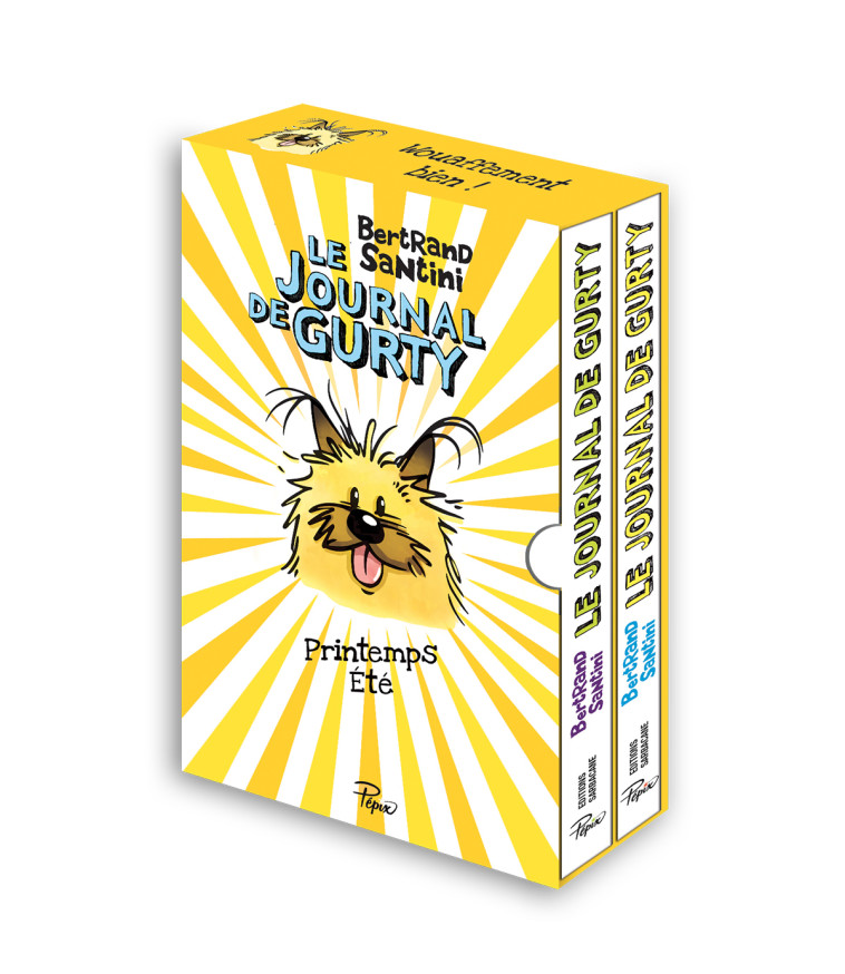 Le Journal de Gurty - Coffret Le Journal de Gurty - T1/T4 - Bertrand Santini - SARBACANE