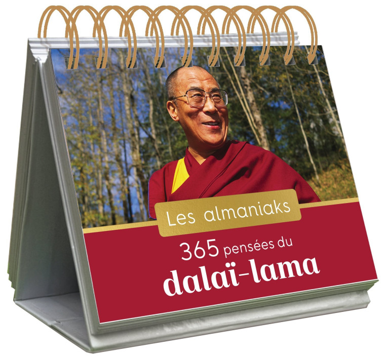 Almaniak 365 pensées du dalaï-lama - calendrier 1 page par jour -  Editions 365 - 365 PARIS