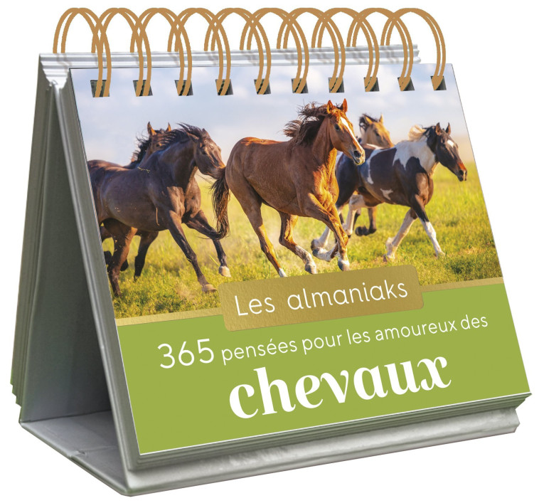 Almaniak 365 pensées pour les amoureux des chevaux - calendrier 1 page par jour - Danièle Boone - 365 PARIS