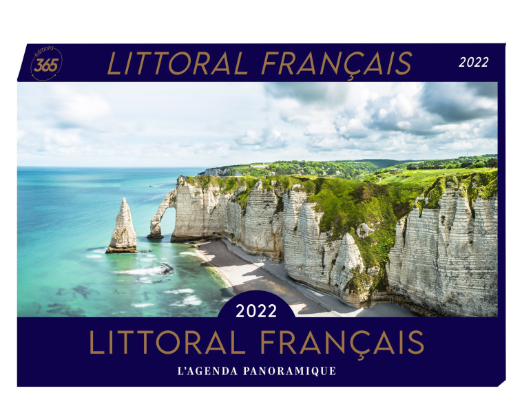 Agenda panoramique Littoral français 2022 -  Editions 365 - 365 PARIS