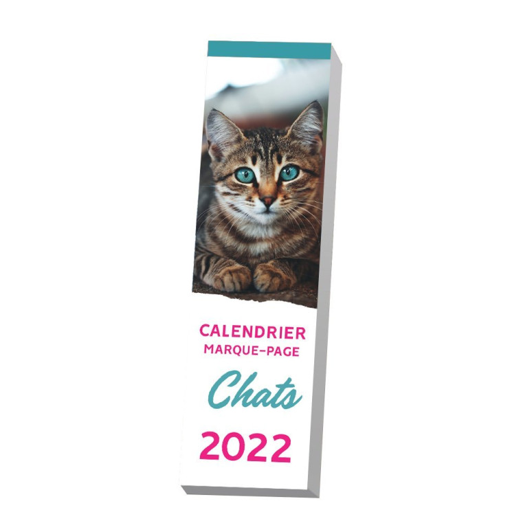 Le calendrier marque-page Chats 2022 -  Editions 365 - 365 PARIS