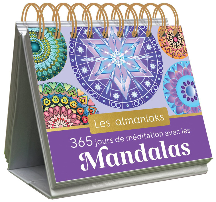 Almaniak 365 jours de méditation avec les mandalas - calendrier 1 page par jour - Clare Goodwin - 365 PARIS