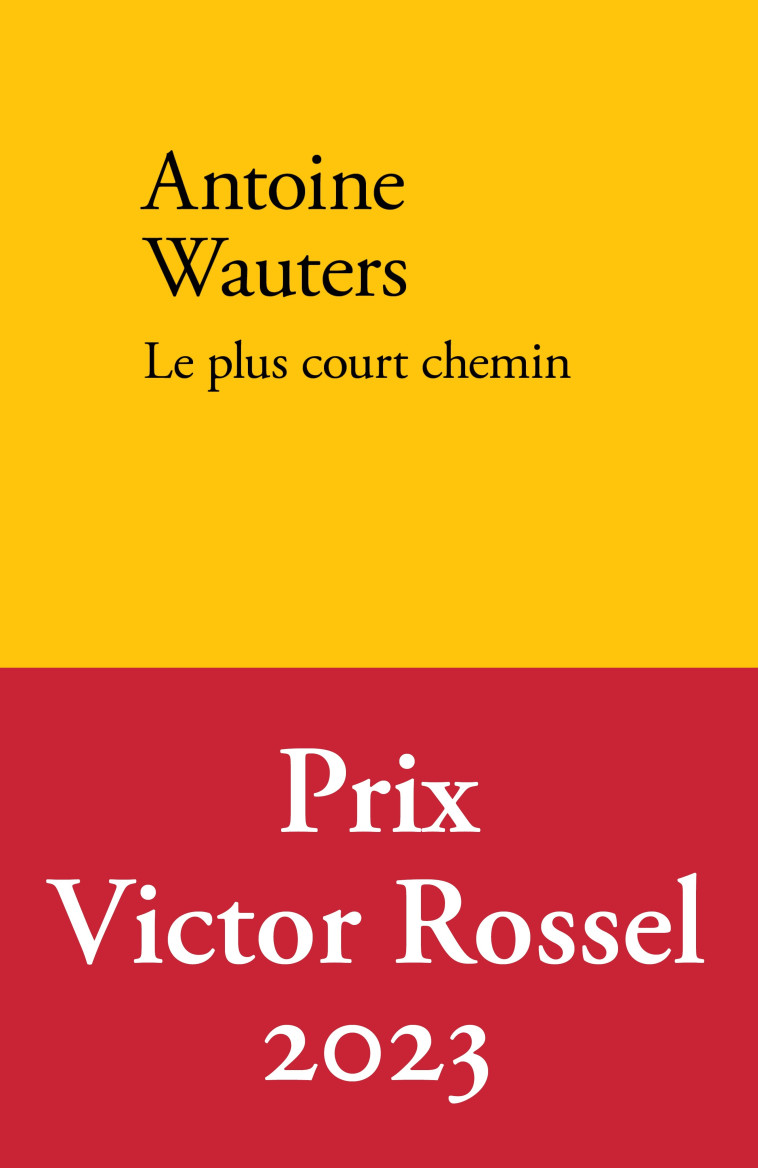 Le plus court chemin - Antoine Wauters - VERDIER