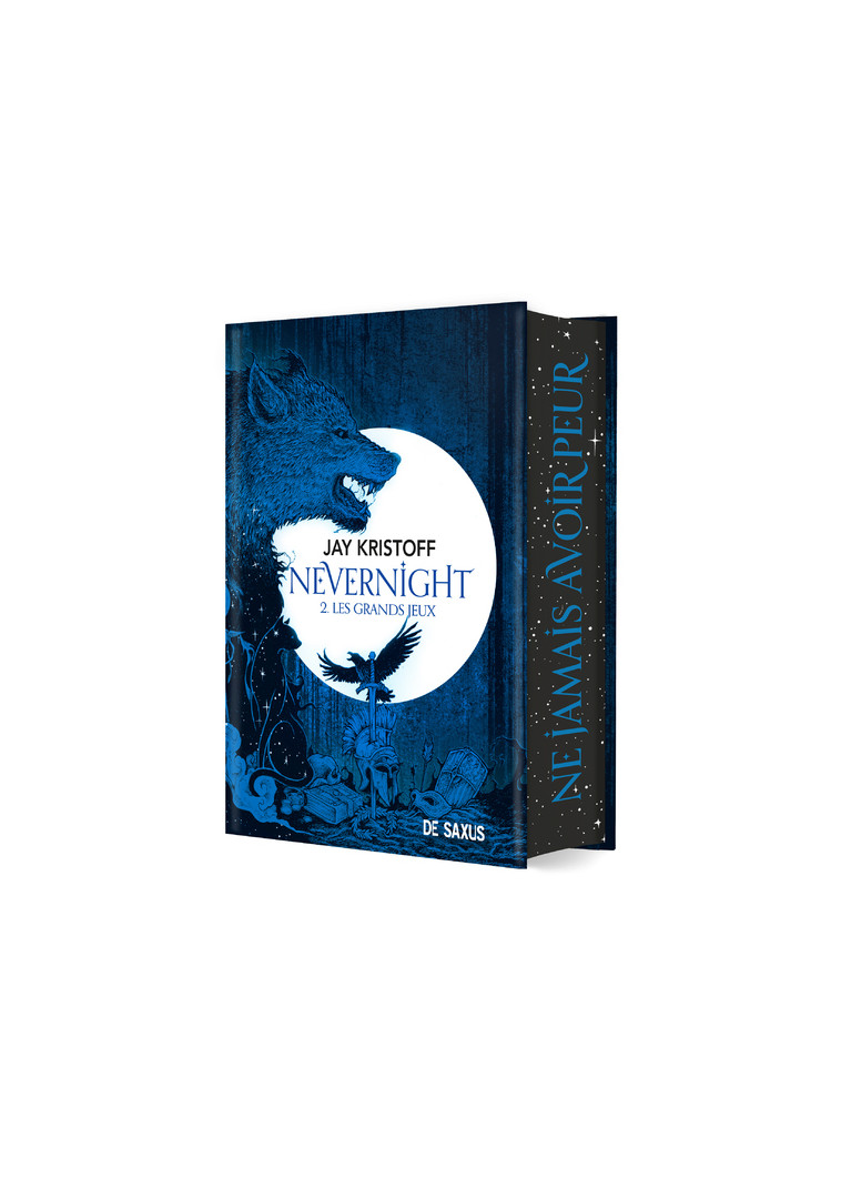 Nevernight T02 (relié collector) - Dark Edition - Tome 02 Les Grands Jeux - Jay Kristoff - DE SAXUS