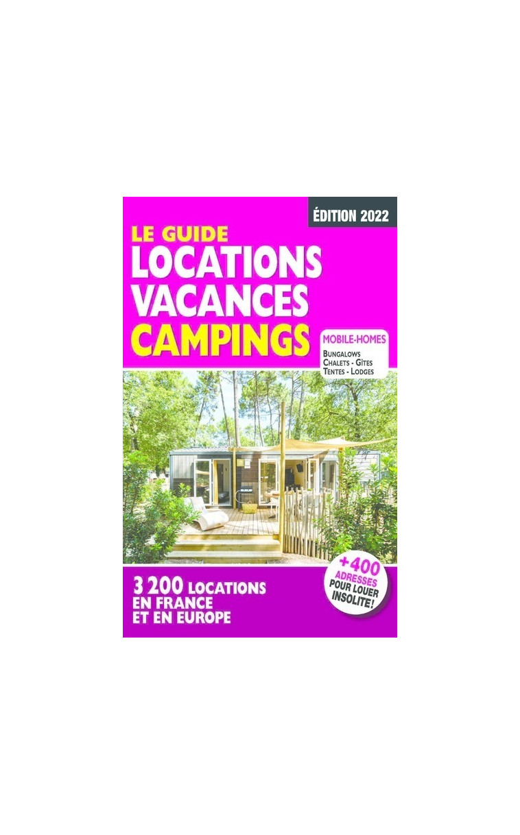 Le guide Location vacances camping 2022 - Linda Salem - REGICAMP