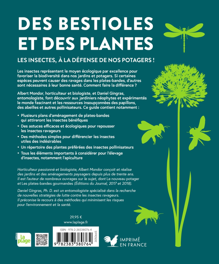 Des bestioles et des plantes -  DANIEL GINGRAS - LA PLAGE