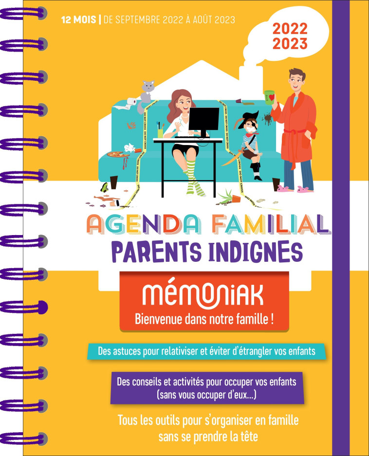 Agenda familial Parents indignes Mémoniak, sept. 2022- août 2023 - XXX - 365 PARIS