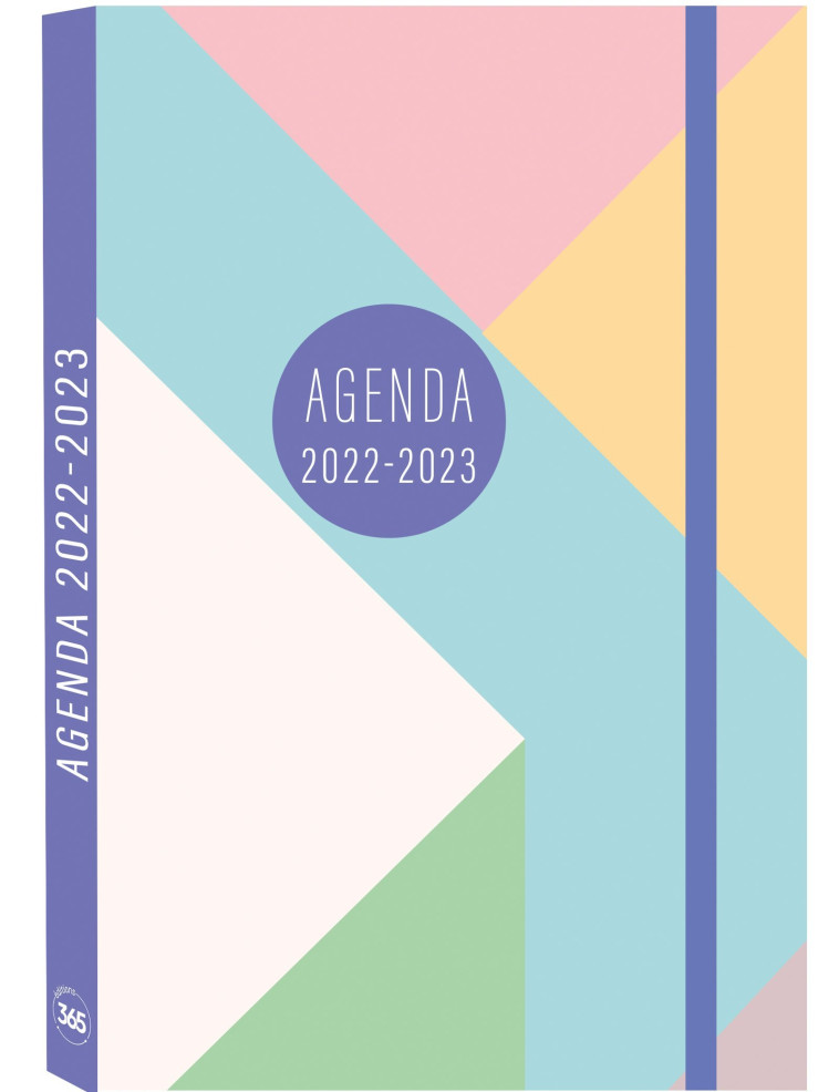 L'agenda de mon année sept. 2022- août 2023 - Tendance pastel, relié - XXX - 365 PARIS