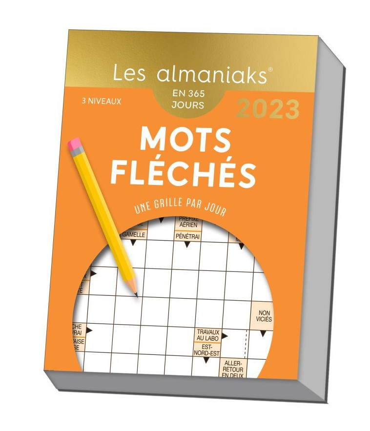 Calendrier Almaniak Mots fléchés 2023 : 1 grille par jour -  RCI - 365 PARIS