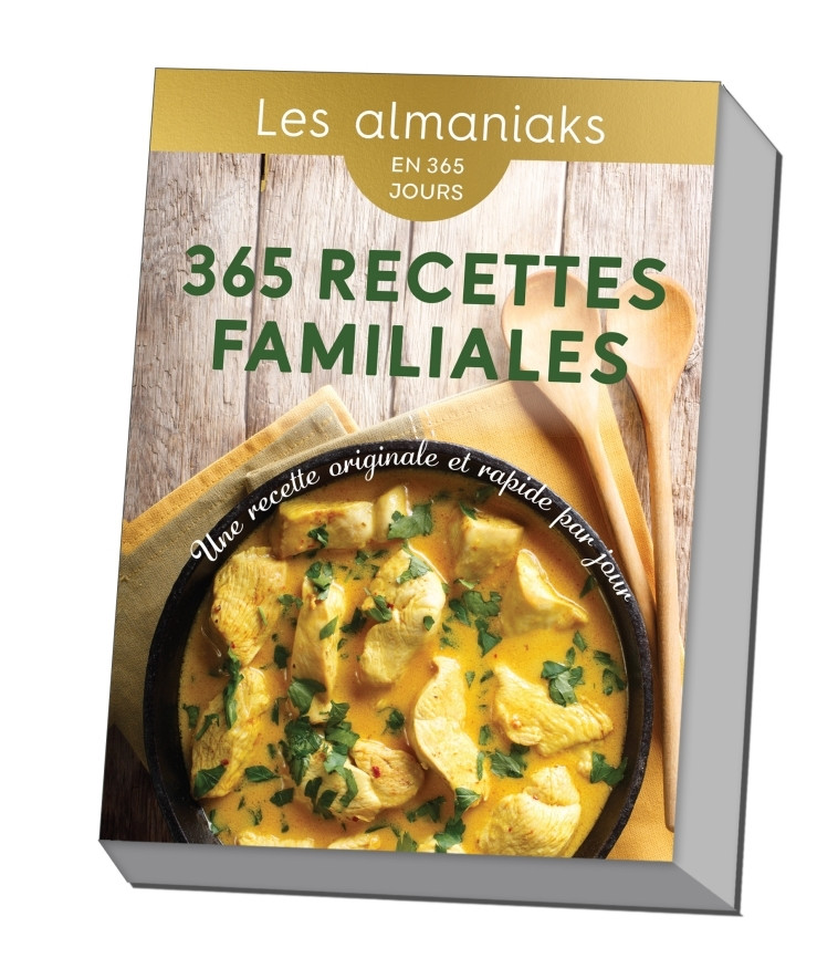 Almaniak 365 recettes familiales - Calendrier, une recette par jour - Virginie Fouquet - 365 PARIS