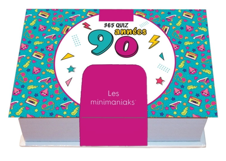 Minimaniak 365 quiz années 90, mini calendrier - Maxime Lafon - 365 PARIS