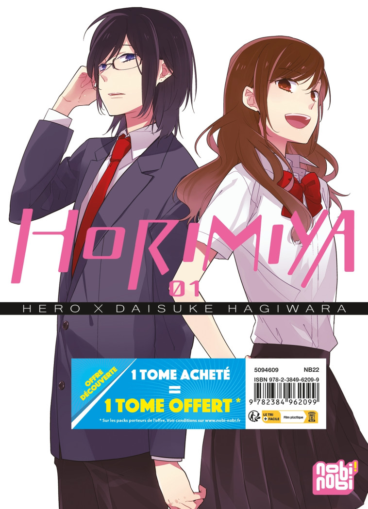 Horimiya Pack Offre Découverte T01 et T02 - Daisuke Hagiwara - NOBI NOBI