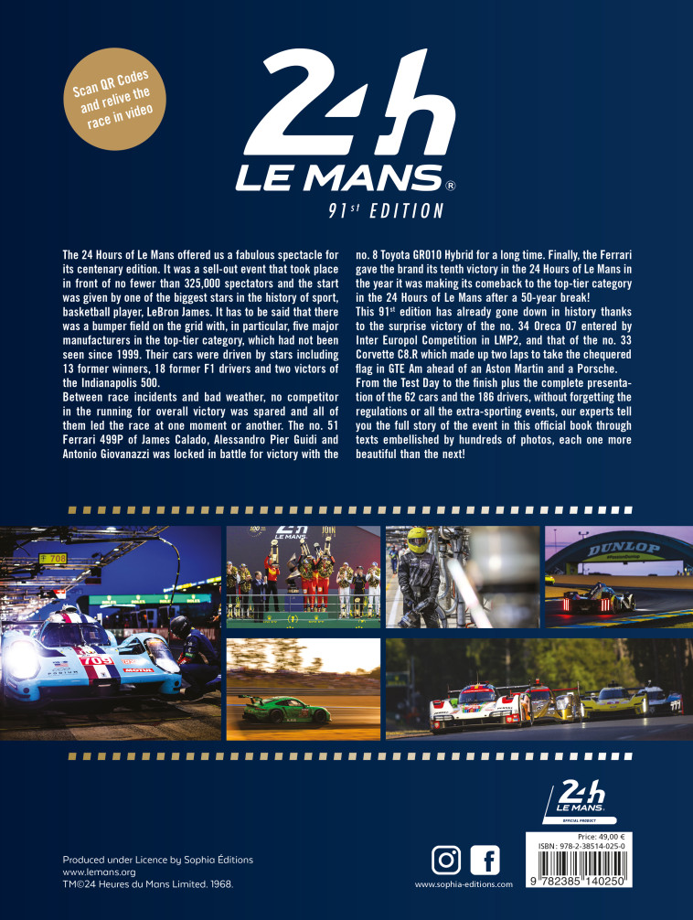 24 H Le Mans 2023 VGB - Thibaut Villemant - SOPHIA EDITIONS