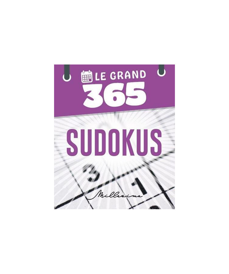 Le Grand 365 sudokus -  Collectif - MILLESIMA