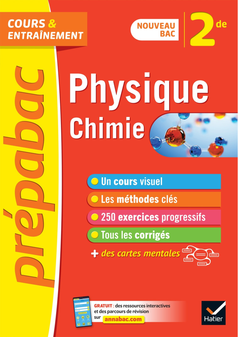 Prépabac Physique-chimie 2de - Nathalie Benguigui - HATIER