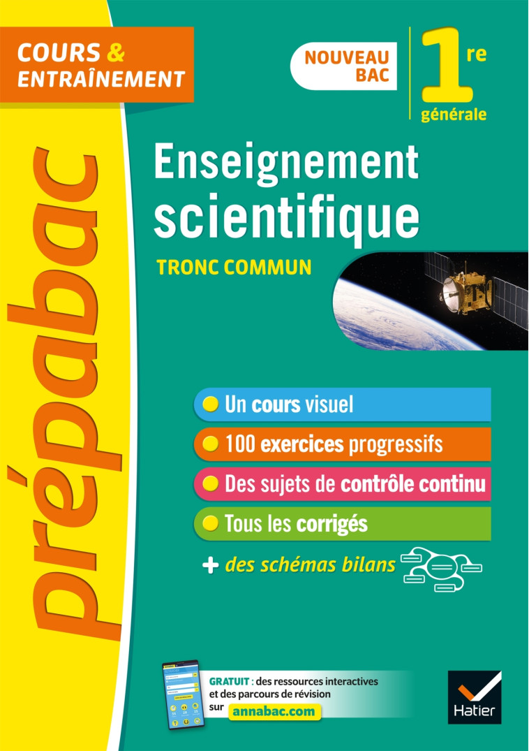 Prépabac Enseignement scientifique 1re générale - Isabelle Bednarek - Maitrepierre - HATIER